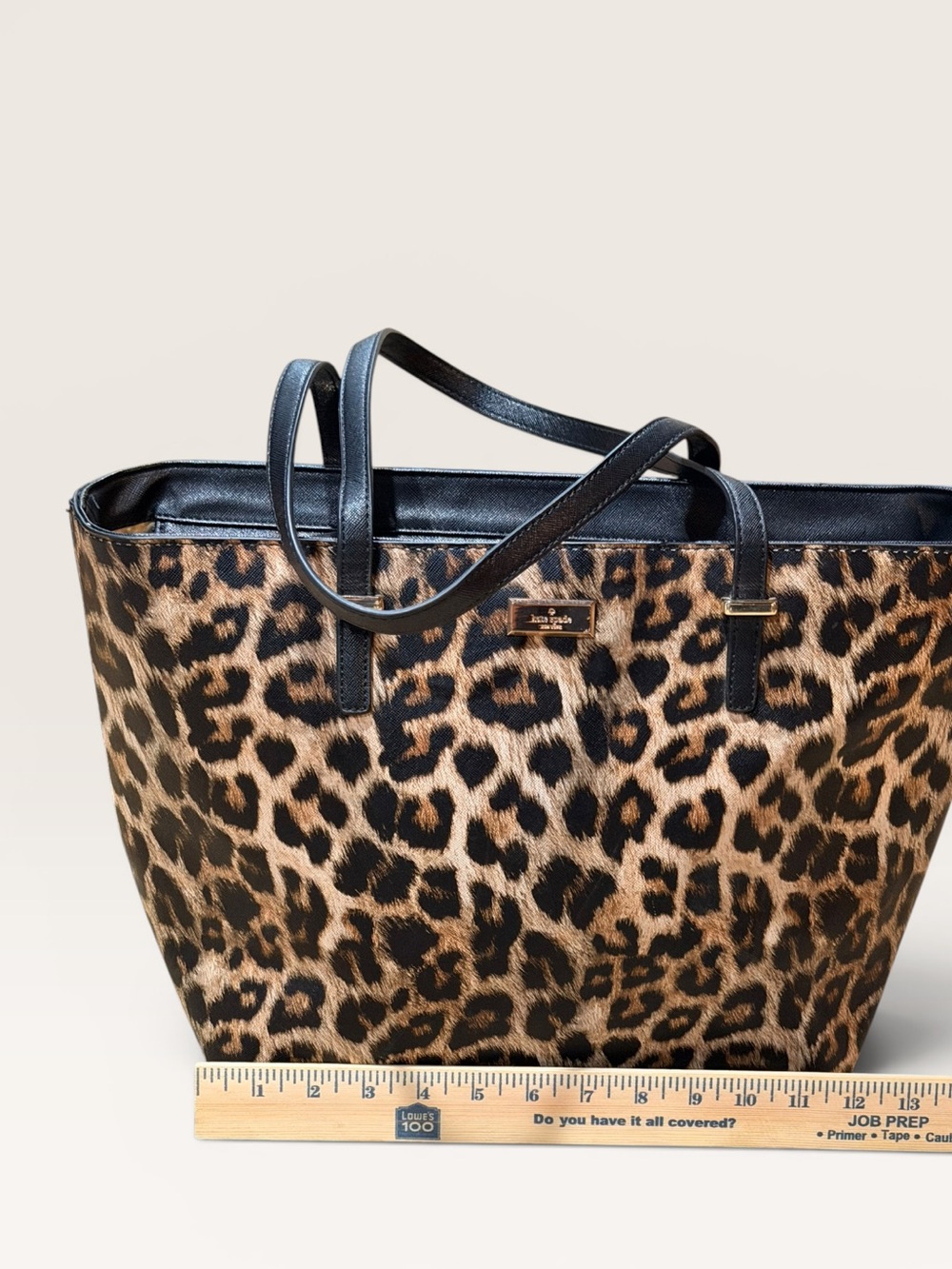 Kate Spade Leopard Cedar Street Small Harmony Tote Bag - Picture 13 of 15